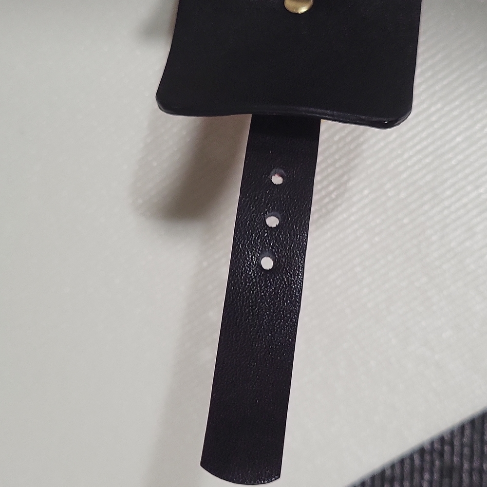 NWOT Leather & Brass Artisan Crafted Wrist Cuff - Picture 6 of 16